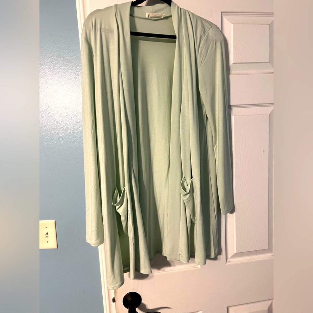 Woman’s long sleeve cardigan